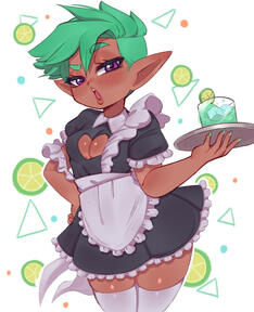 maid elf-Half Body